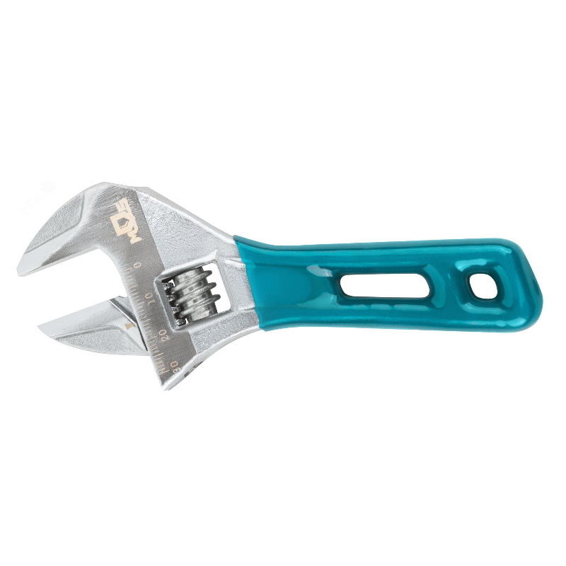 Ключ разводной с тонкими губками, пластиковая накладка на ручку, 135 мм ( 30 мм )