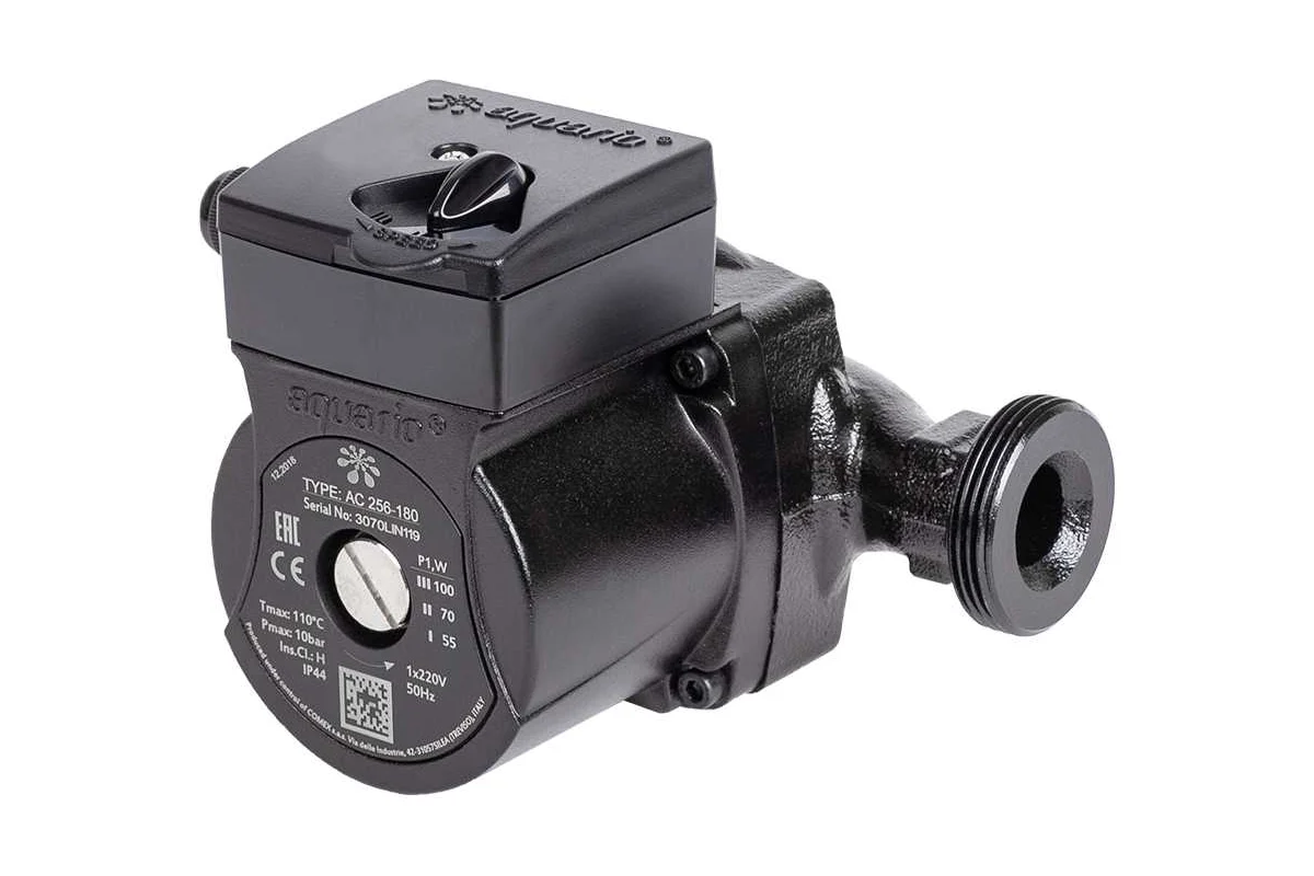 Насос циркуляц.  AС256-180", 100Вт, выс. под. 5м, 60л/мин. (5356) //AQUARIO