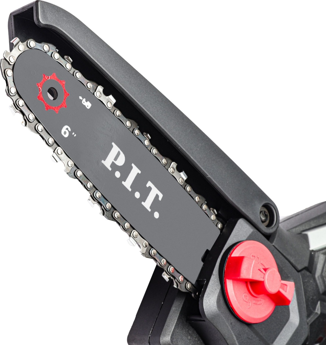 Пила цепная аккум. мини P.I.T. PKE20H-150A SOLO 20В, шина 6"/150мм, 3100об/мин, ск. цепи 6,5 м/с