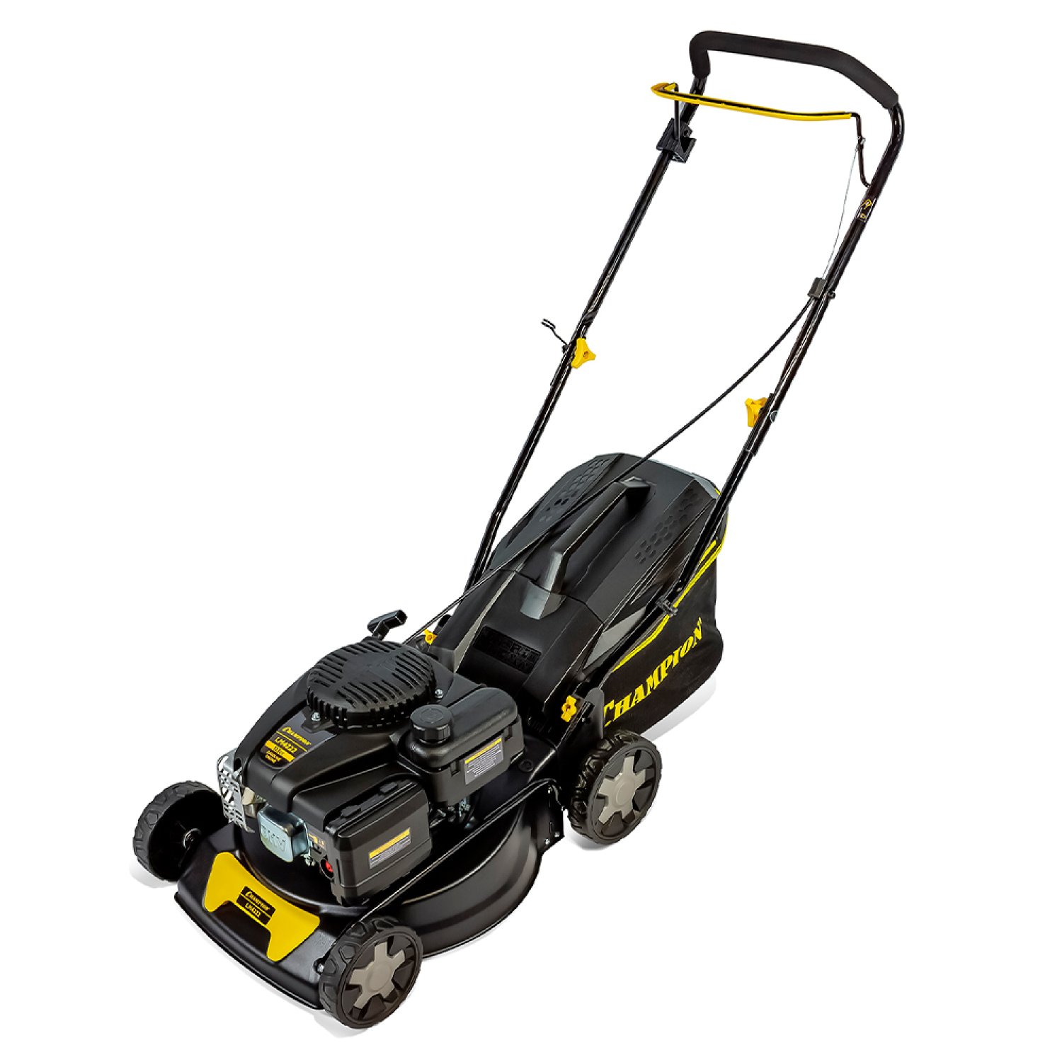 Газонокосилка CHAMPION LM4222 (2,2кВт 418мм 40л 20-70мм 1рычаг/6, 17кг 2в1)