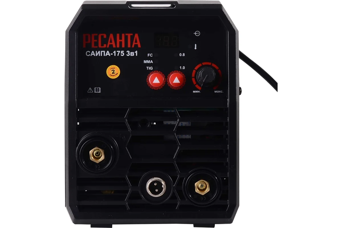 Сварочный полуавтомат САИПА-175 3в1 Ресанта, 220В, MMA/FCAW/TIG