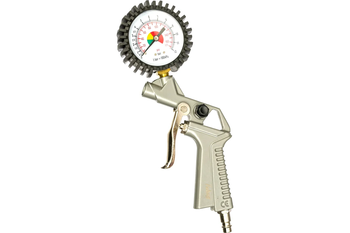 Набор пневмоинструмента, 5 пр., краскопульт с верхним бачком //FUBAG