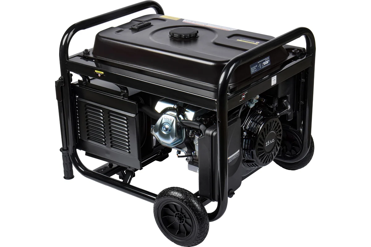 ELITECH GES 8000EAW Генератор бен,4-т,мак6.5/ном6.0кВт,230В-27А/12В-8.3А,2роз230В-16А,т/б-25л,90кг