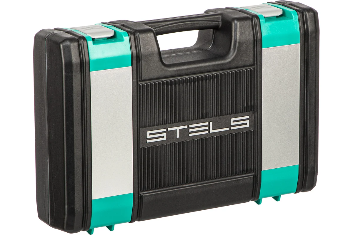 Набор инструмента 1/2", пластиковый кейс 31 предмет,  STELS  