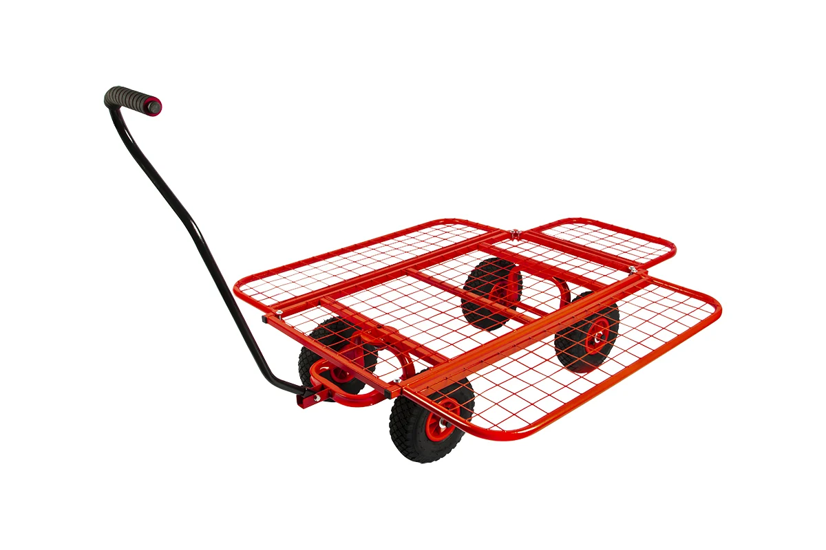 Тележка DDE Трансформер 200 ручная четырехколесная с бортами