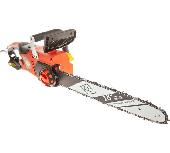 Пила цепная электрическая DDE CSE 240L (дв. прод, 2,4 кВт, шина 45 см, 3/8PM-62-1,3, SDS) 