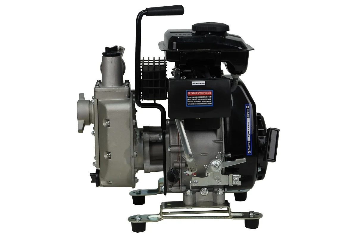 Мотопомпа LIFAN 40ZB15-1,4Q, 1,4 кВт/2,5 л/с,, 9 м3/ч, подъем 15 м, гл. всас. 4 м, д/чист. воды