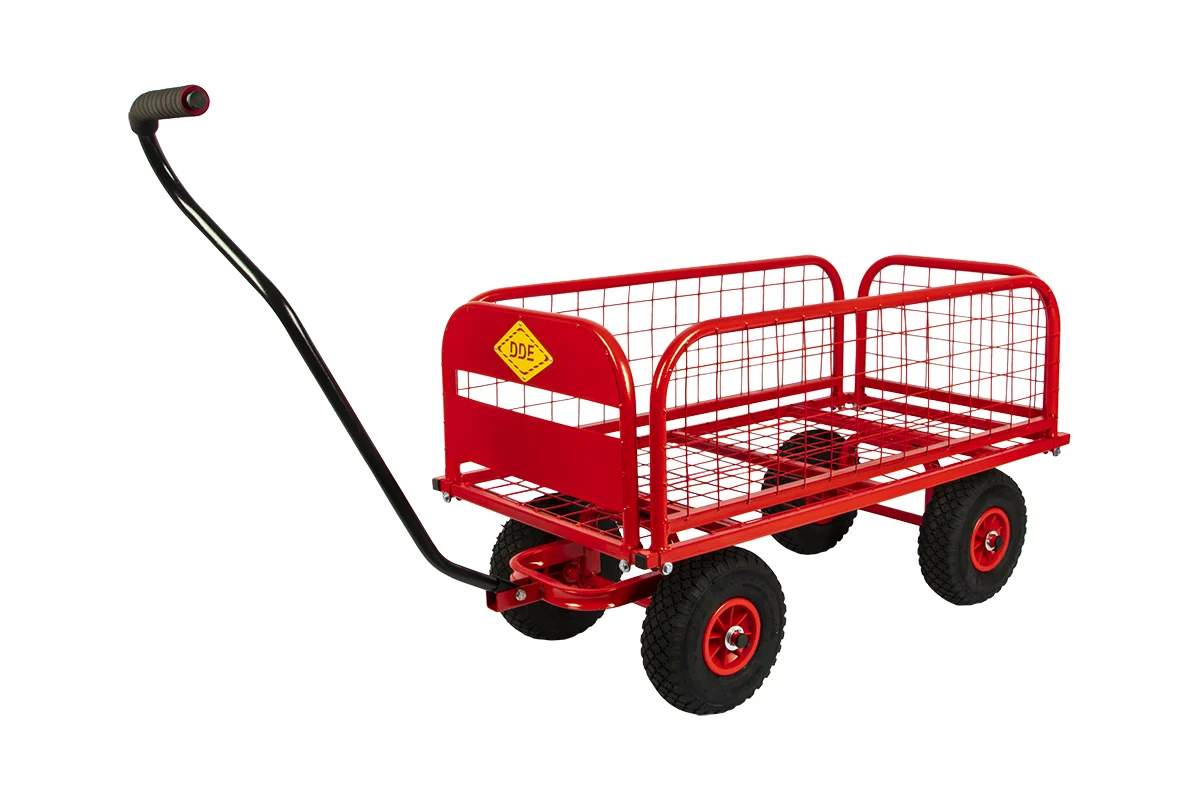 Тележка DDE Трансформер 200 ручная четырехколесная с бортами