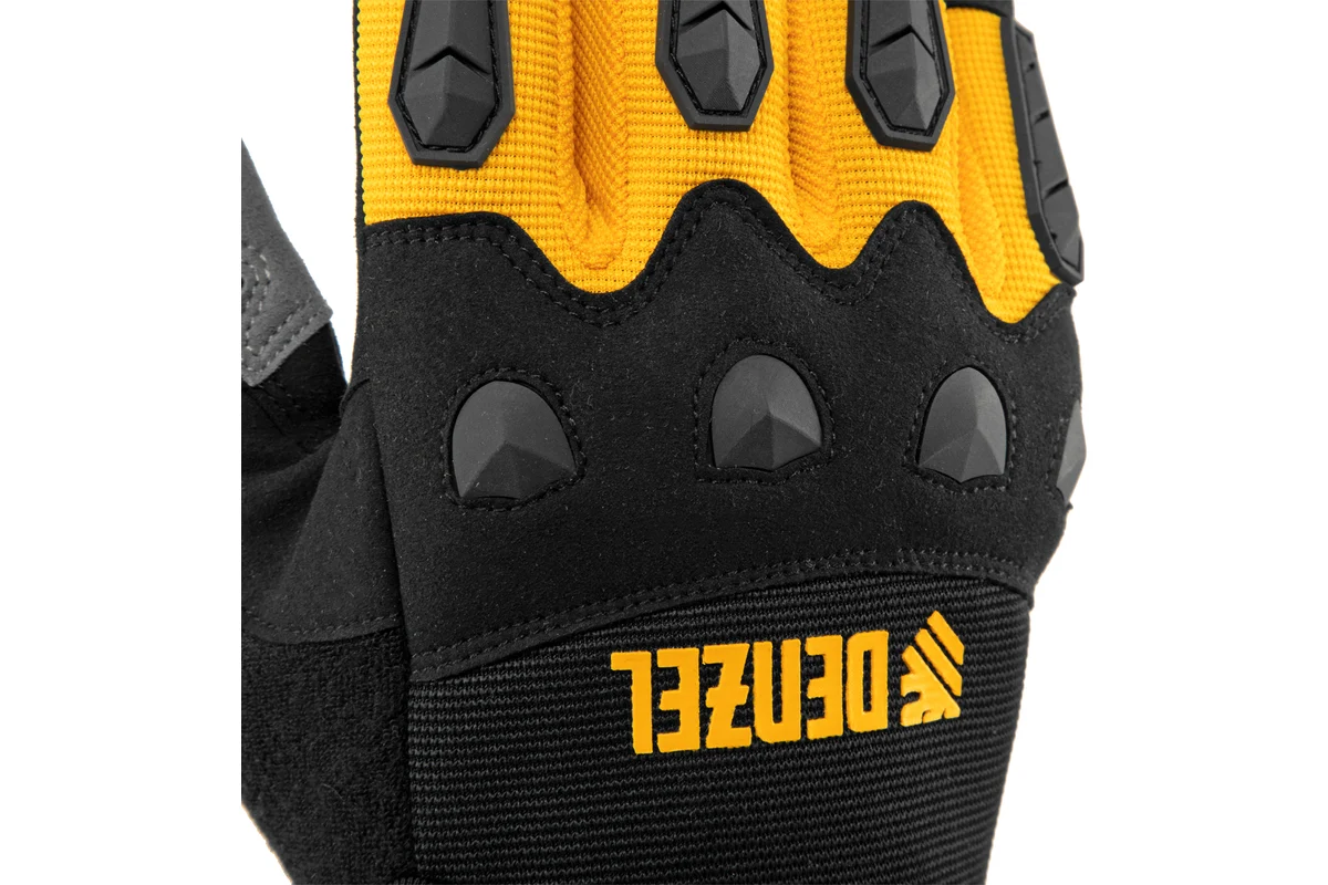 Перчатки универсальные, усиленные, с защитными накладками, размер 9 Denzel