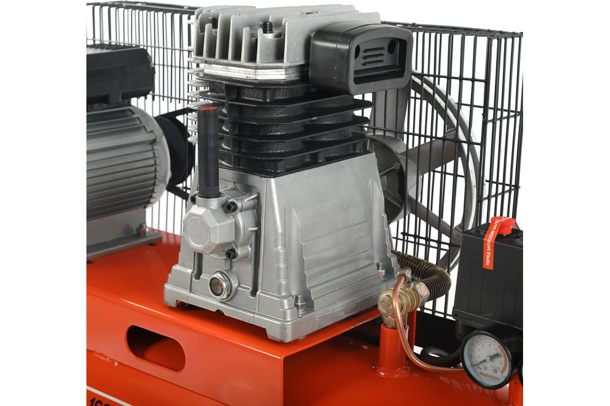 Компрессор PATRIOT Expert поршневой ременной PTR 100-440I, 440 л/мин, 10 бар, 2200 Вт, 100 л, быстро