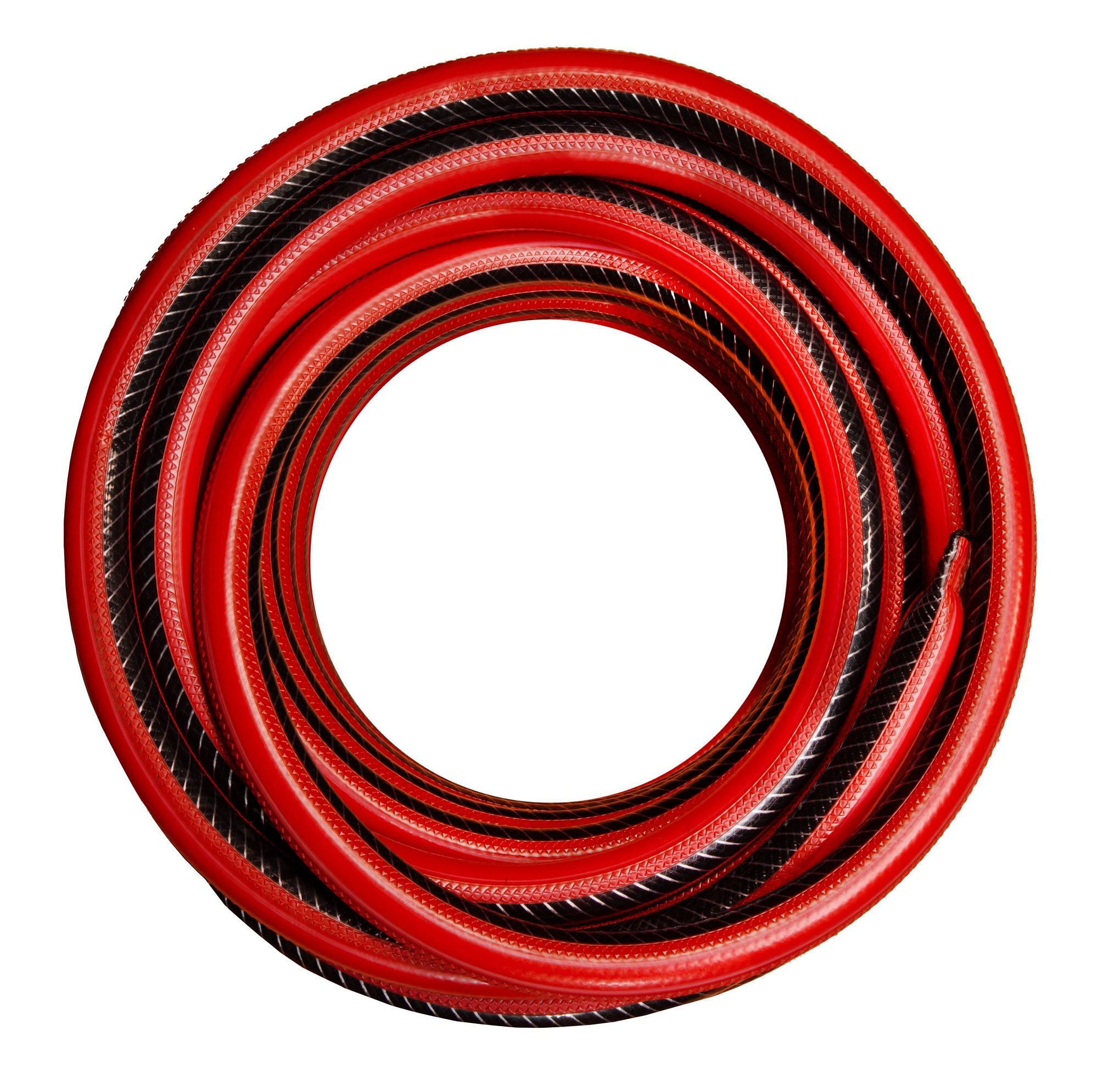 FINLAND  Шланг поливочный 3/4", 25 м, с насечками,  3-слойный , красно-черный 2576