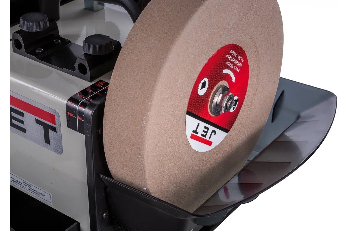 JET JSSG-10 Станок шлифовально-полировальный,230В,200Вт, шлиф.круг 250х12х50мм, полир.230х12х30мм