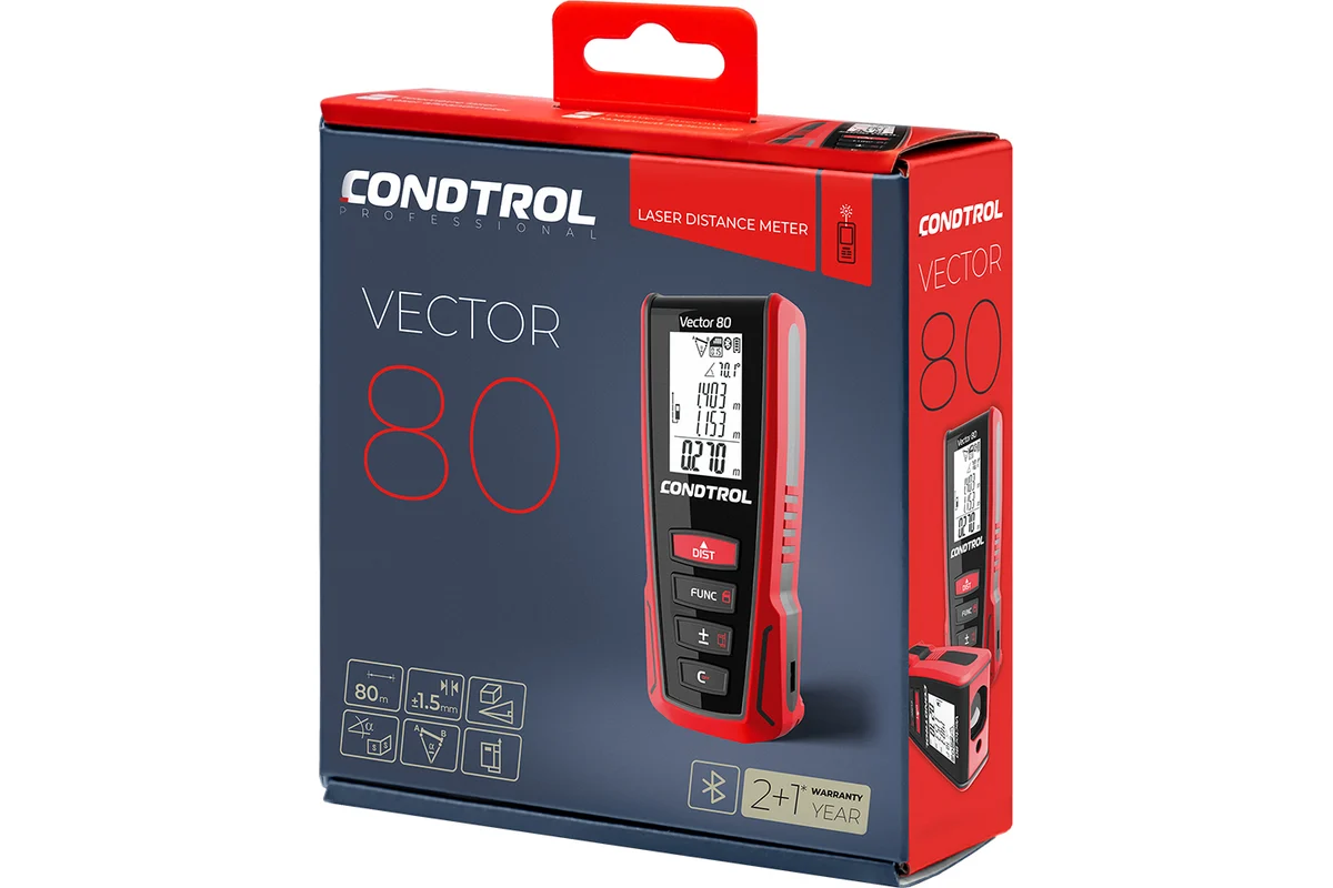 Лазерный дальномер VECTOR 80, диап. 0,5 - 80м CONDTROL