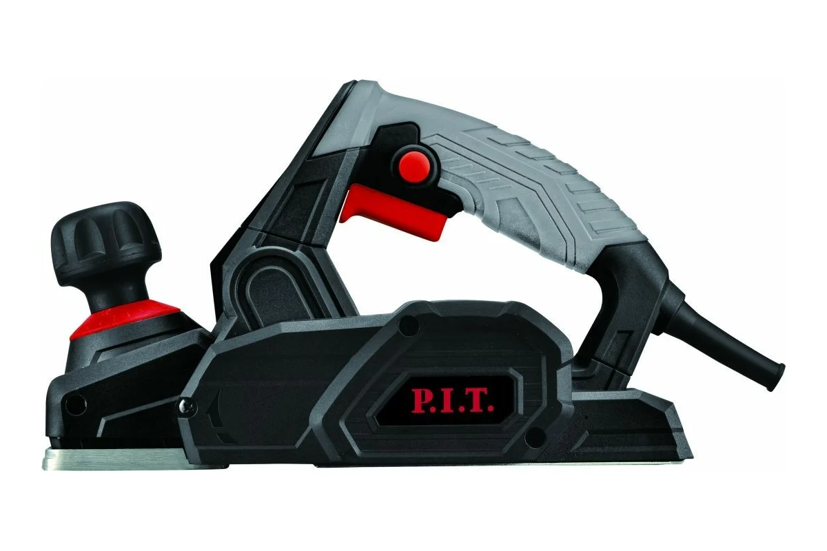 Рубанок электрич. P.I.T. PEP82-C (650Вт, 16800 об/мин, 2 ножа 82мм, 0-2мм, 1 фаска, упор, адаптер)