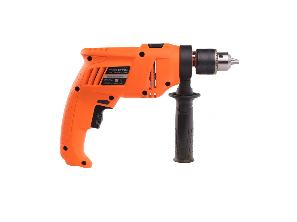 Дрель электрическая ударная PATRIOT FD 550H, 600Вт, 3000об/мин, 44800уд/мин, макс.диаметр сверления 