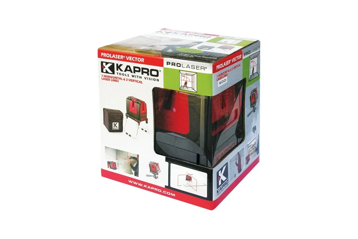 KAPRO  Уровень 873 лазерный 1 горизонталь 2 вертикали 