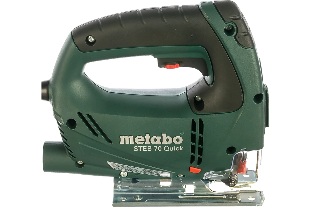 Metabo Лобзик STEB 70 Quick, 570 Вт,900-3300об/мин,маятн.ход 4ст,пропил 70 мм,быстр.смена пилки,кейс