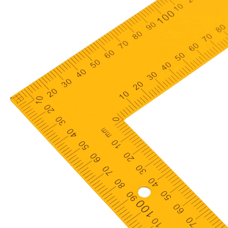 Угольник стальной, 400 мм х 600 мм, ультрафиолетовая печать (измерительная шкала)// Denzel