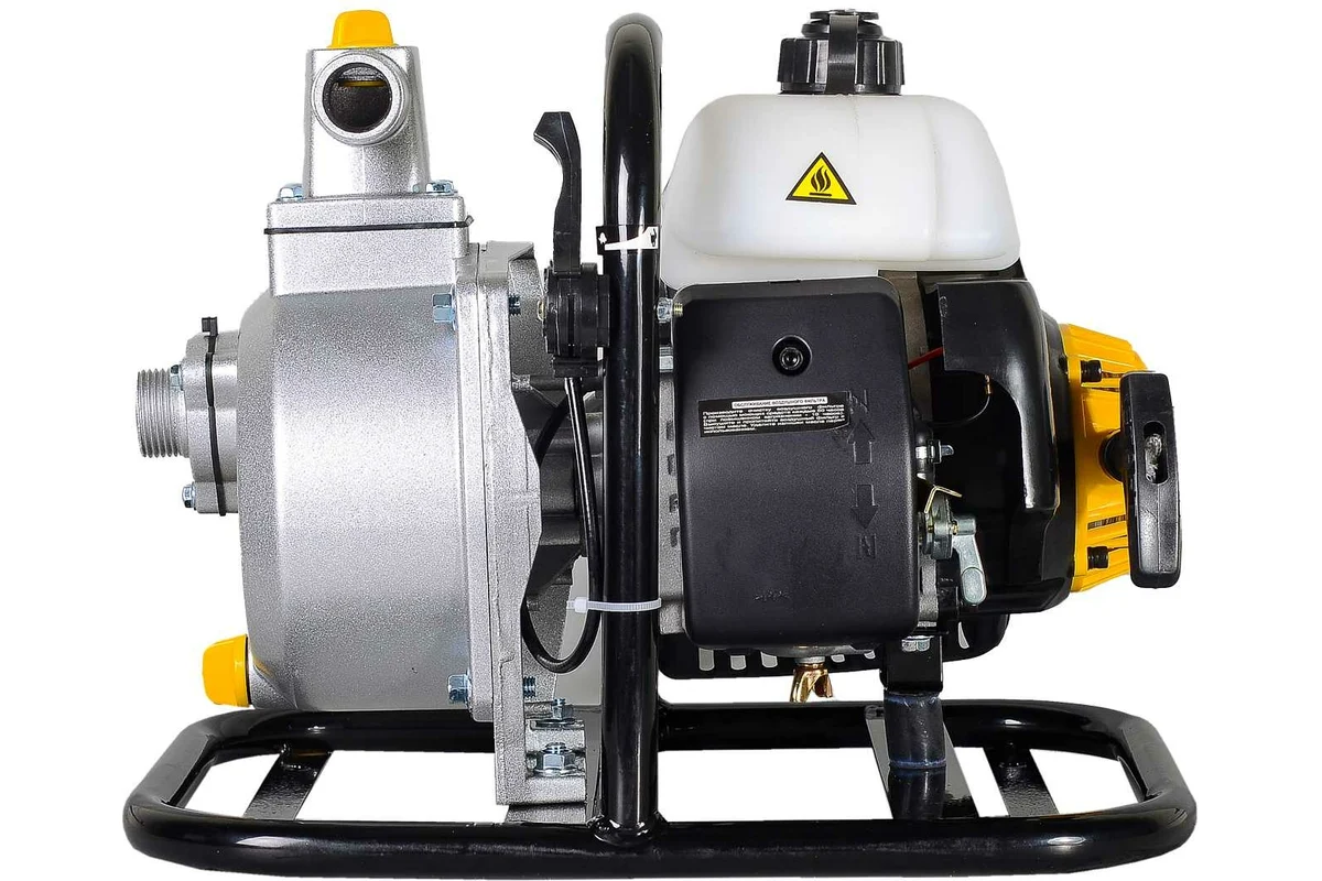 Мотопомпа HUTER MP-25, 2х-тактн. дв.,1,5 л/с, 130л/мин 8/25м, 8 кг, 1,5"