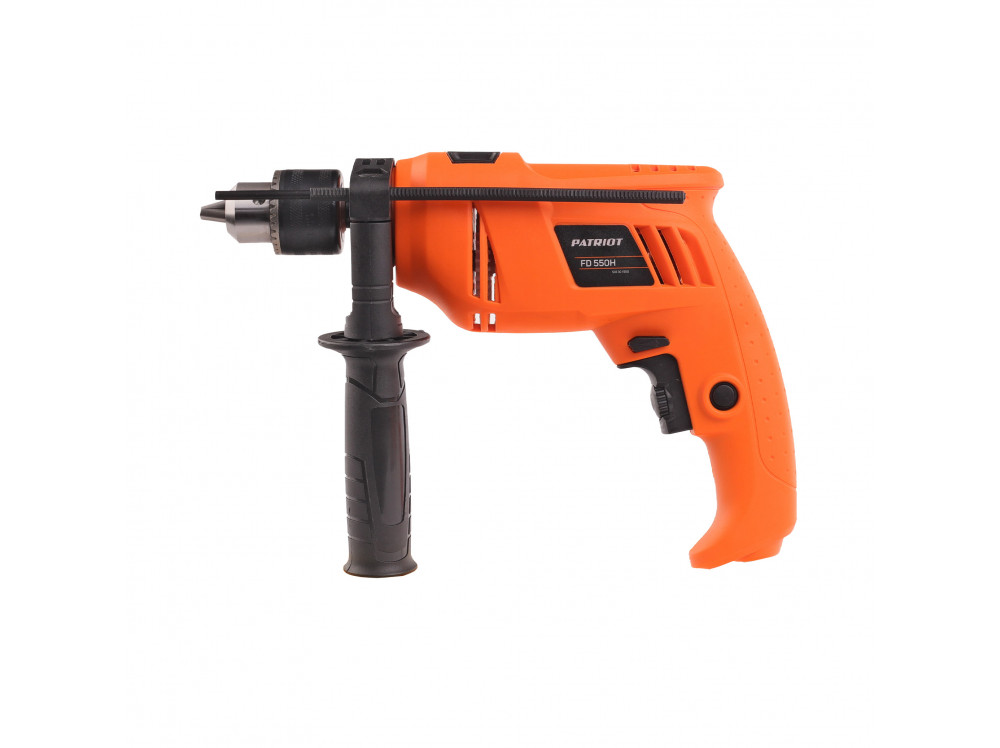 Дрель электрическая ударная PATRIOT FD 550H, 600Вт, 3000об/мин, 44800уд/мин, макс.диаметр сверления 
