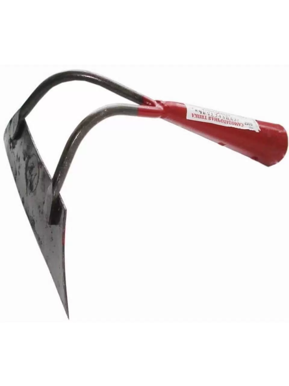Тяпка металл, 190х50 мм, красная, заточная, Супер