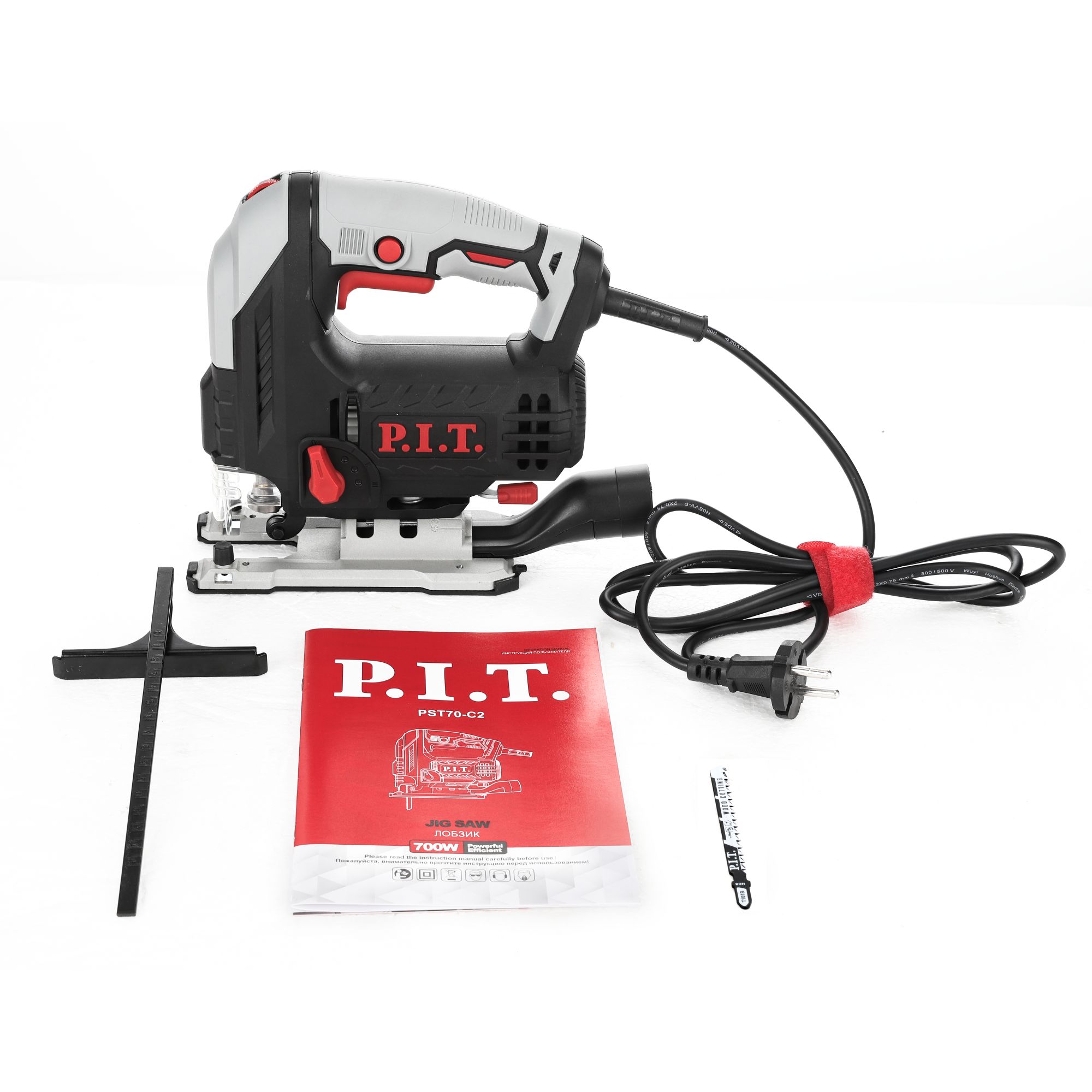Лобзик электрич. P.I.T. PST70-C2 (700Вт, пропил 70 мм, 1000-3000ход/мин, БЗП, маятник)