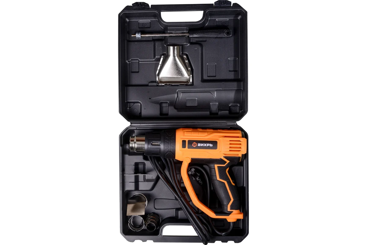 ВИХРЬ ТП-2000Р  Фен технический, 2 кВт, 50-600 С,поток воздуха 250/350/500л.мин