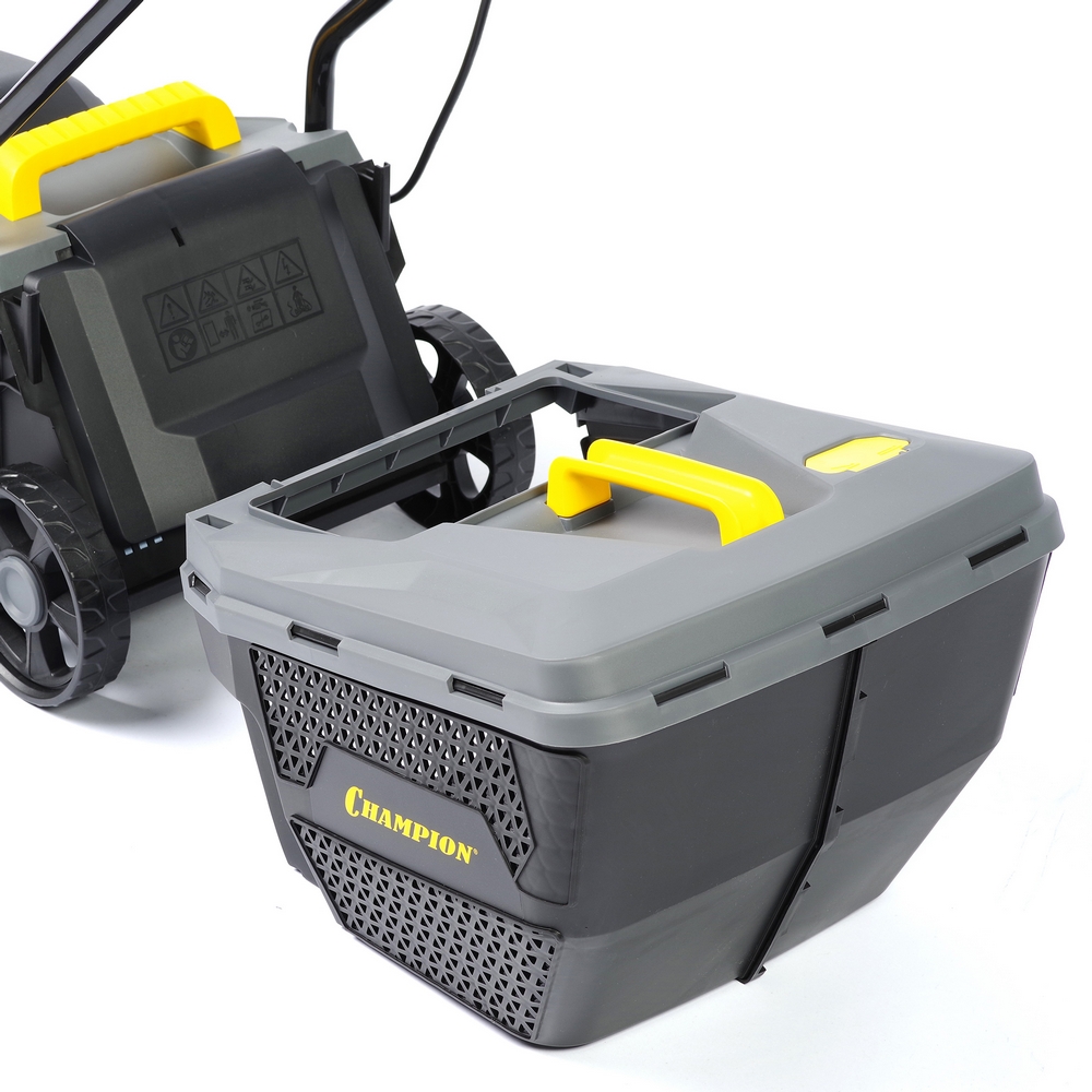 Газонокосилка эл.CHAMPION EM3212/1 (1,2 кВт пл.травосб. 30л, 32см, 30-70мм, 7,1кг)