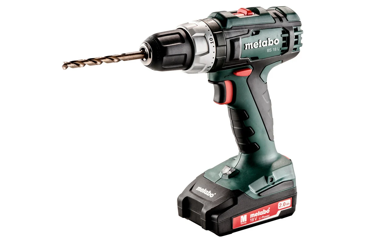 Metabo Аккум.дрель-шуруповерт BS 18L 50Hm.2*2Ач,кейс