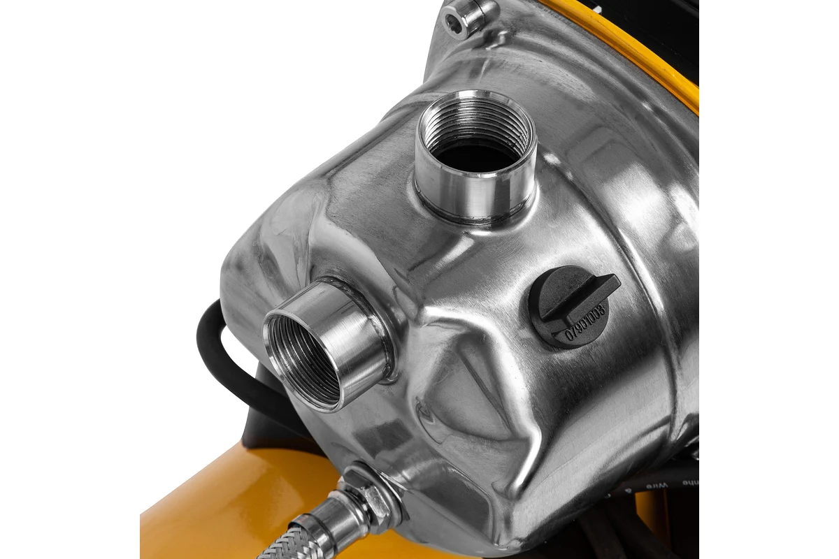 Насосная станция PS1000X, 1000 Вт, 3500 л/ч, ресивер 24 л, напор 44 м, нержавейка// Denzel