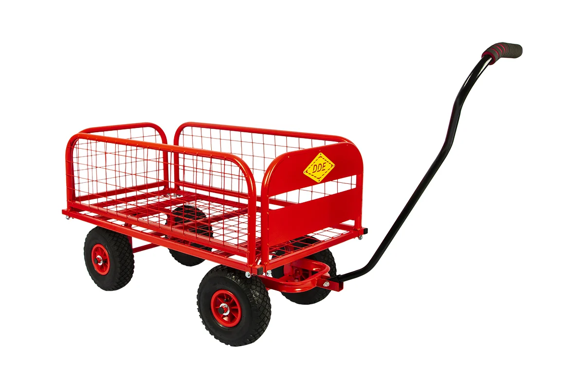 Тележка DDE Трансформер 200 ручная четырехколесная с бортами