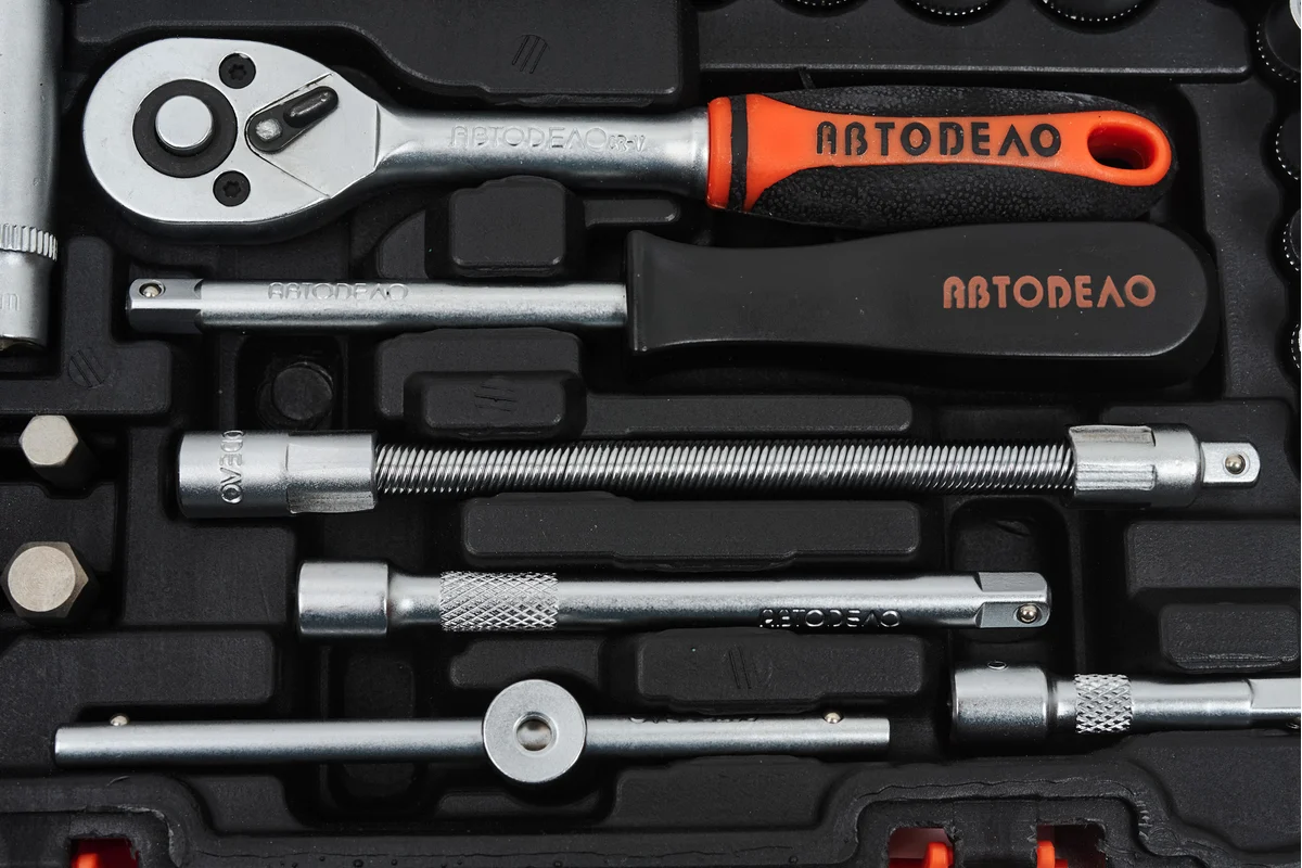 Набор торцевых головок 64 пр. 1/4"DR  //АВТОДЕЛО