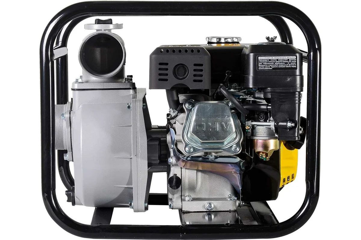 Мотопомпа HUTER MP-80, 4х-тактн. дв., 7 л/с, 900л/мин 8/30м, 22 кг, 3"  д/чистой воды
