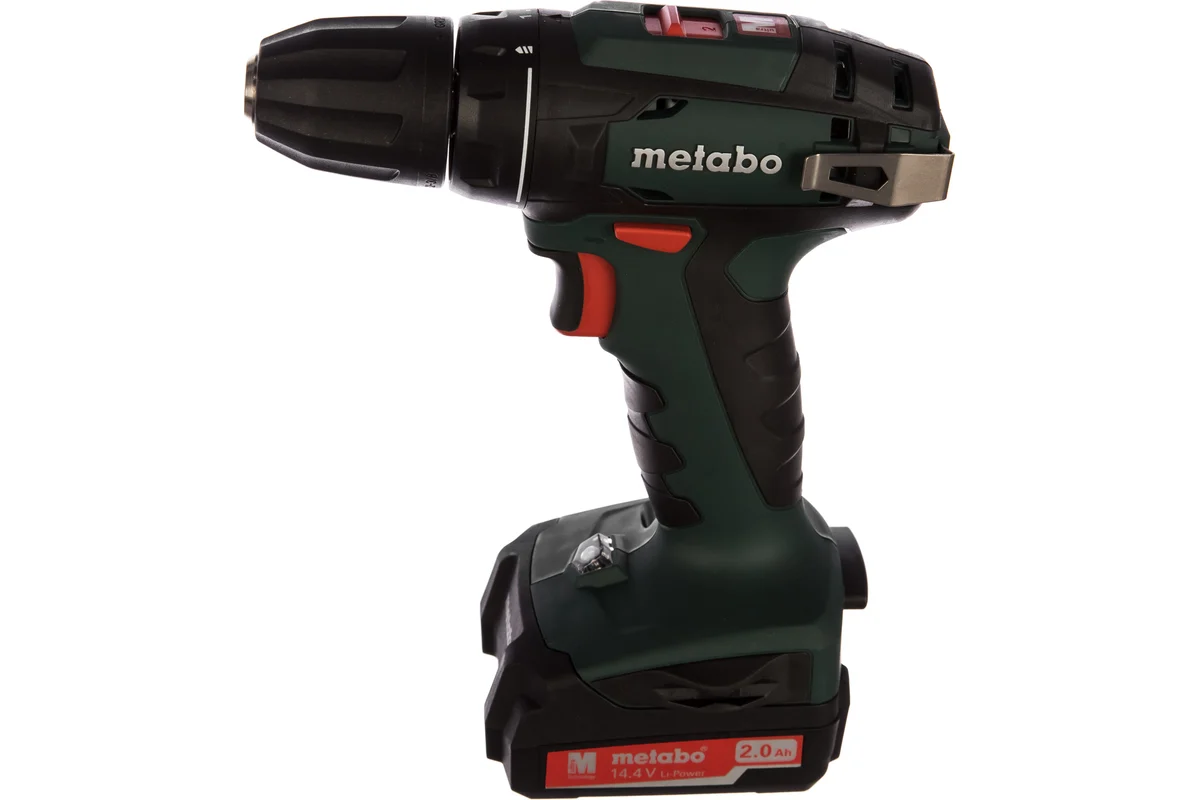 Metabo Аккум. винтоверт BS 14,4 Li, 14.4V, 2х2,0 Ач,з 20/40Нм,бзп1-10мм + н-р оснастки, кейс