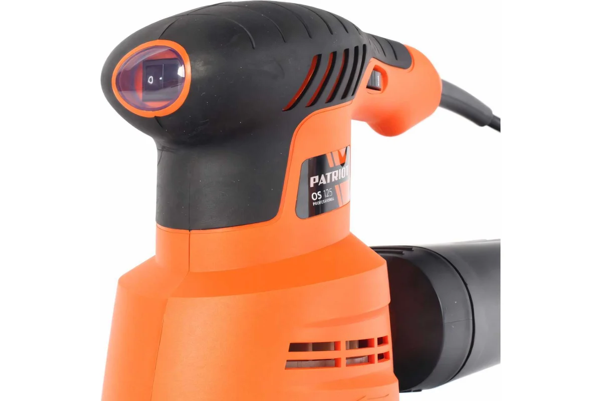 Машина эксцентриковая шлифовальная PATRIOT OS 125, мощность 270 вт, платформа 125 мм,  5000-12000 об