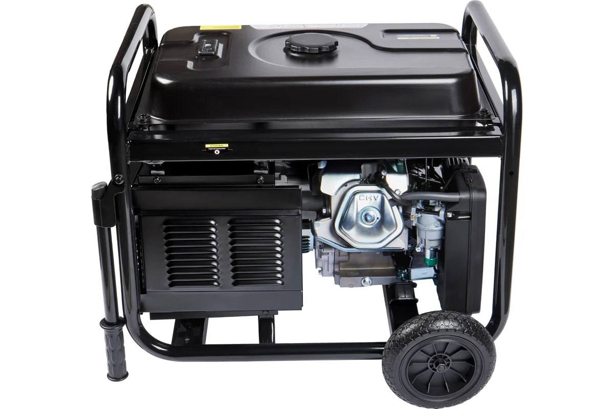 ELITECH GES 8000EAW Генератор бен,4-т,мак6.5/ном6.0кВт,230В-27А/12В-8.3А,2роз230В-16А,т/б-25л,90кг