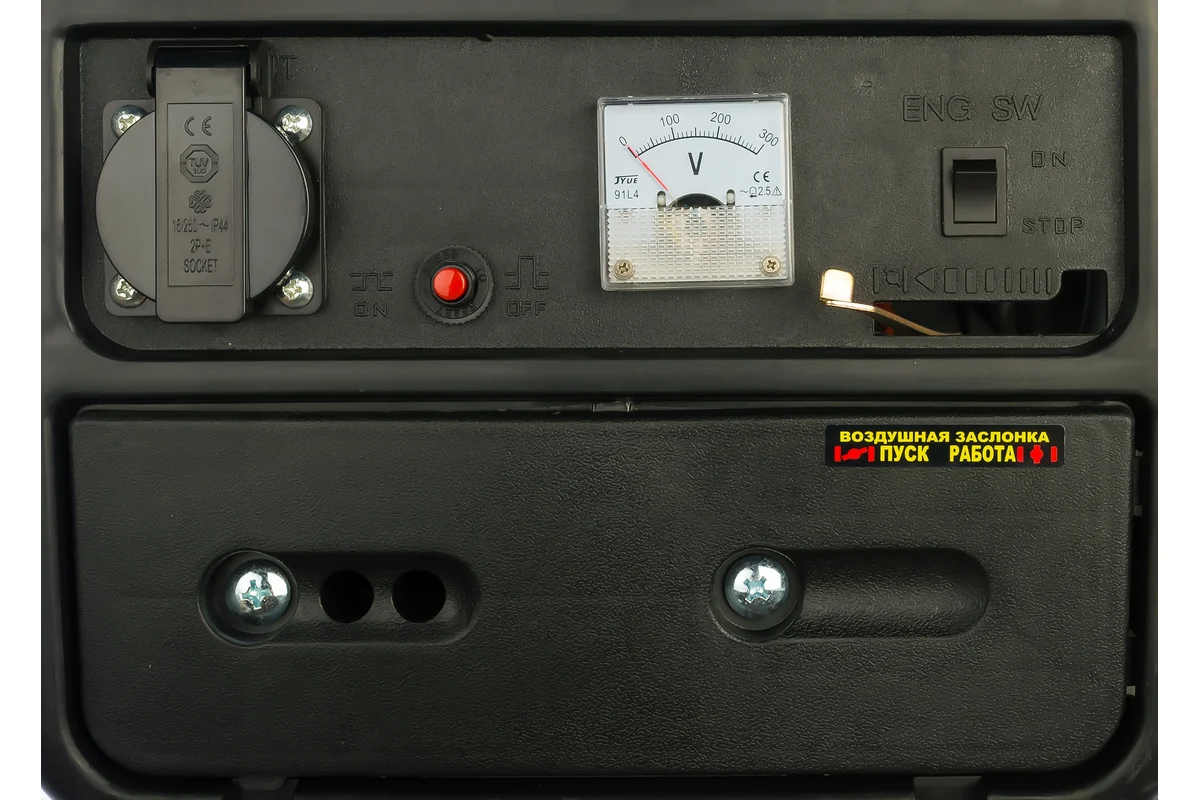 HUTER Бензиновый генератор HT950A 220 В, 2х тактн., номин. мощность 650 Вт, бак 4,2л, 20 кг
