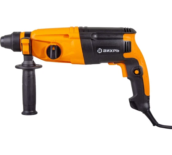 ВИХРЬ П-750 Перфоратор SDS+ 3х-реж, 750 Вт, 0-1100 об/мин, 0-4700 уд/мин, 2,6 Дж, 2,3 кг