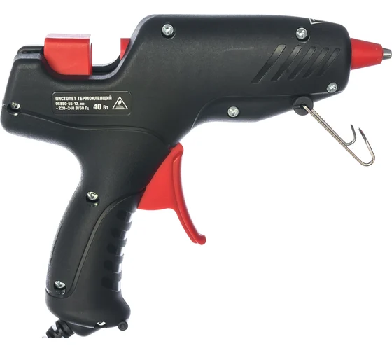 Пистолет клеевой 40Вт, t 248°, стержни Ø11мм ЗУБР "МАСТЕР"