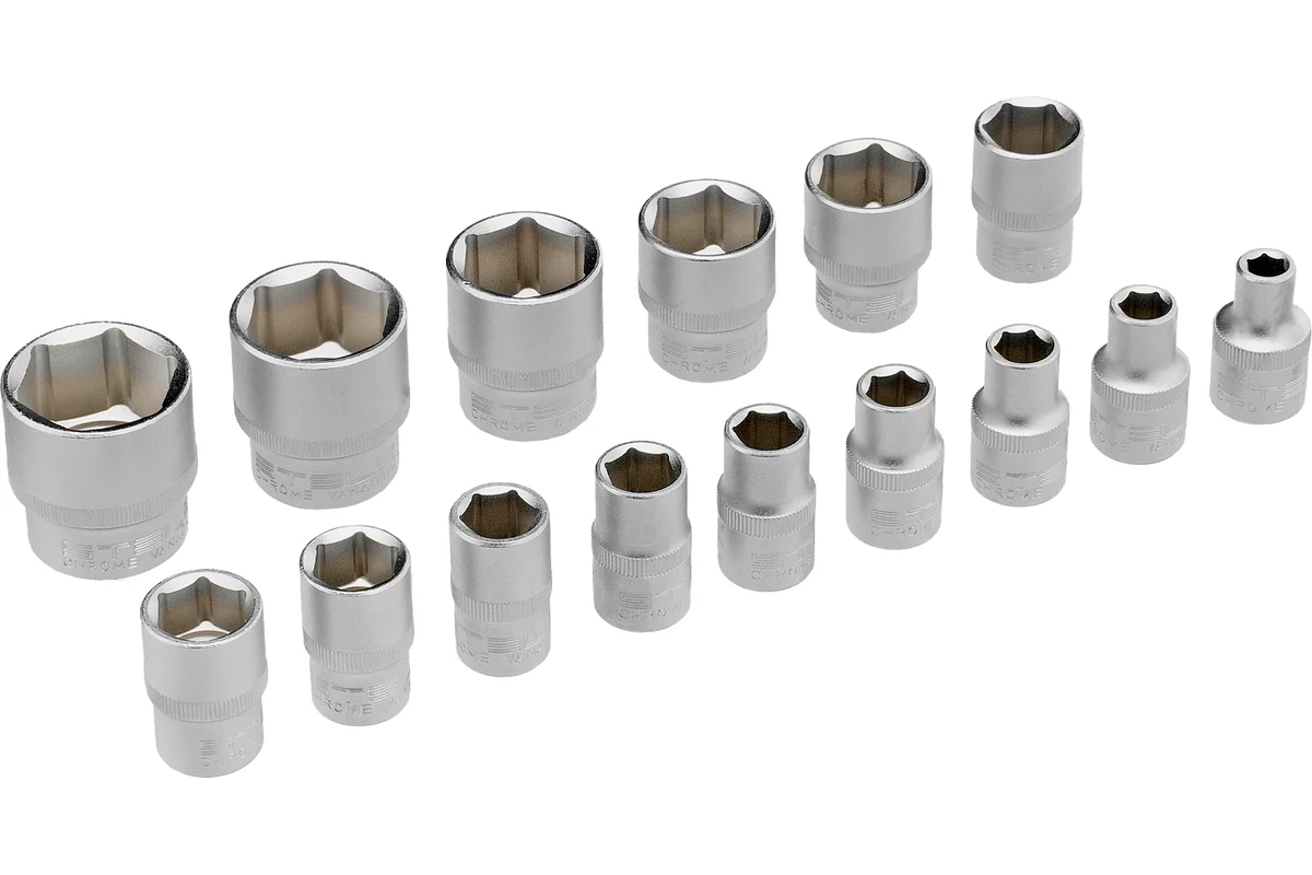 Набор инструмента 1/2", пластиковый кейс 31 предмет,  STELS  