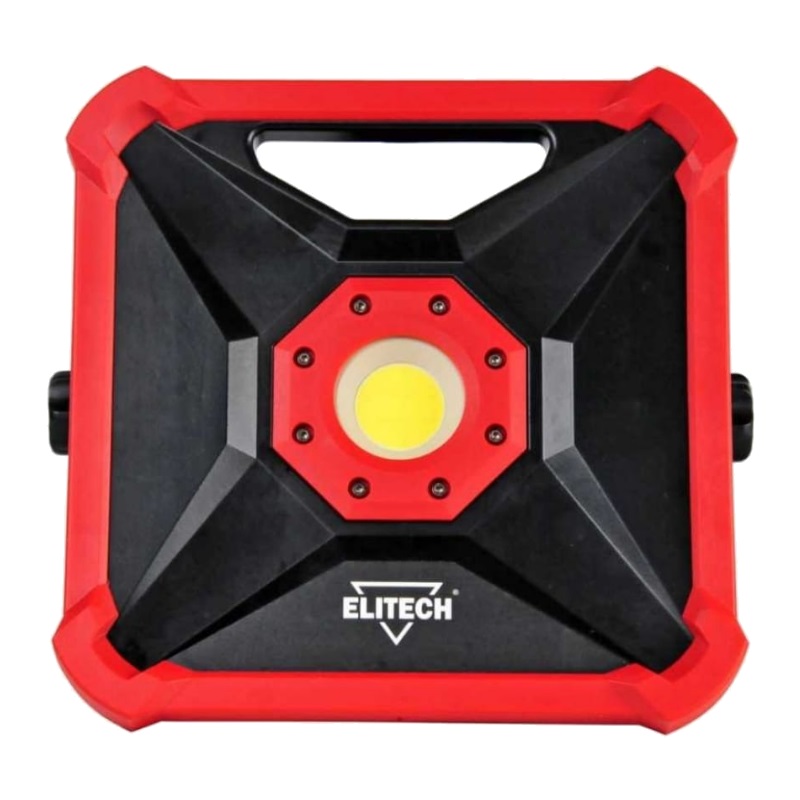 ELITECH ФПА 18Л Прожектор акк,18В,Li-Ion,900/1800Лм,рег. угла,IP20,1.2кг,кор,б\акк и з\устр