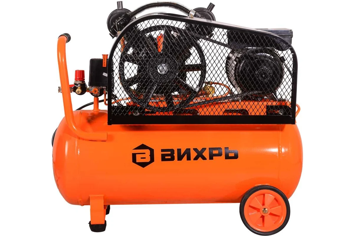 Компрессор Вихрь КМП-400/50Р, 220В, 400л/мин,2,5кВт масляный,ресивер 50л