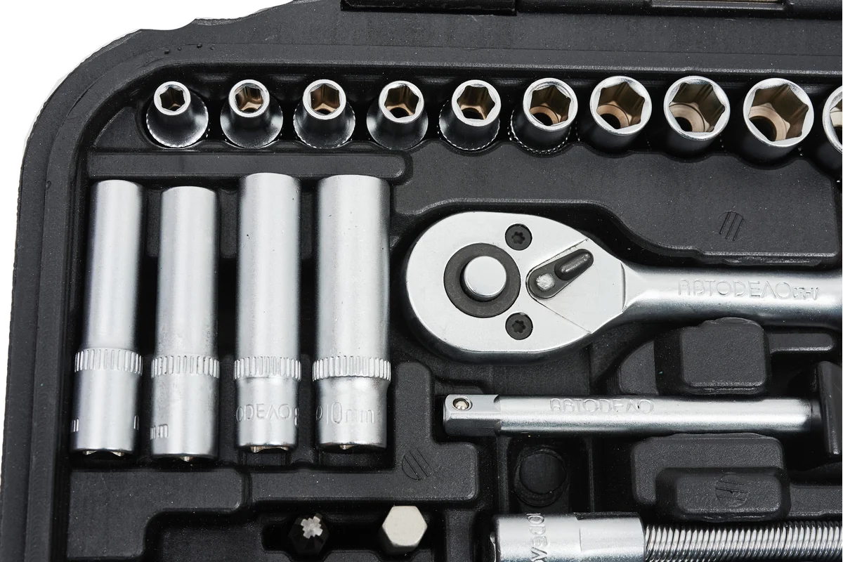 Набор торцевых головок 64 пр. 1/4"DR  //АВТОДЕЛО