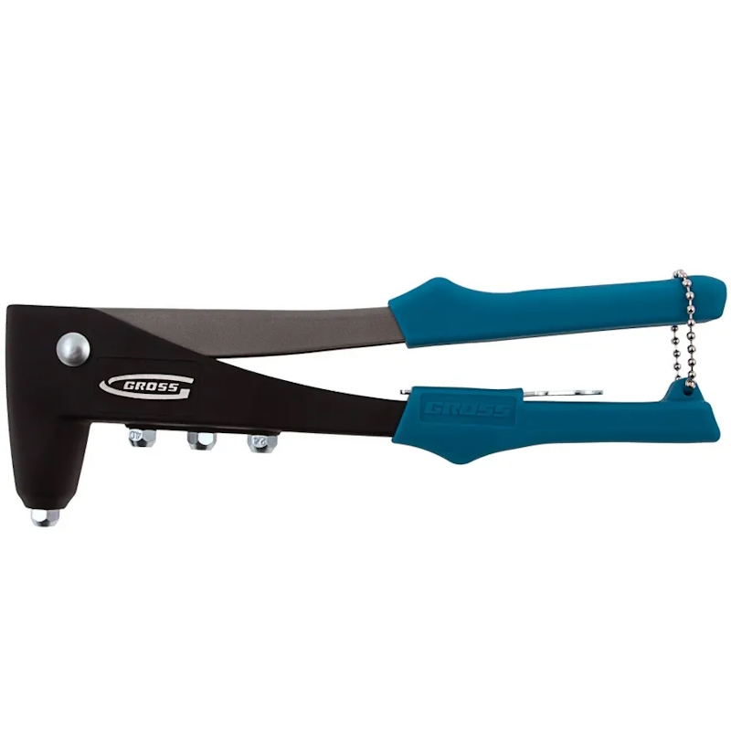 Заклёпочник литой, заклёпки 2,4-4,8мм// Gross