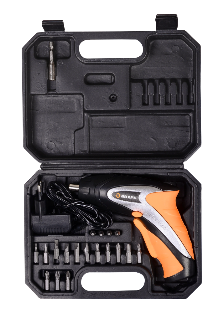 ВИХРЬ ОА-3,6-К  Отвертка акк, 3,6В,1,3Ач, Li-Ion, 3,5Нм, кейс