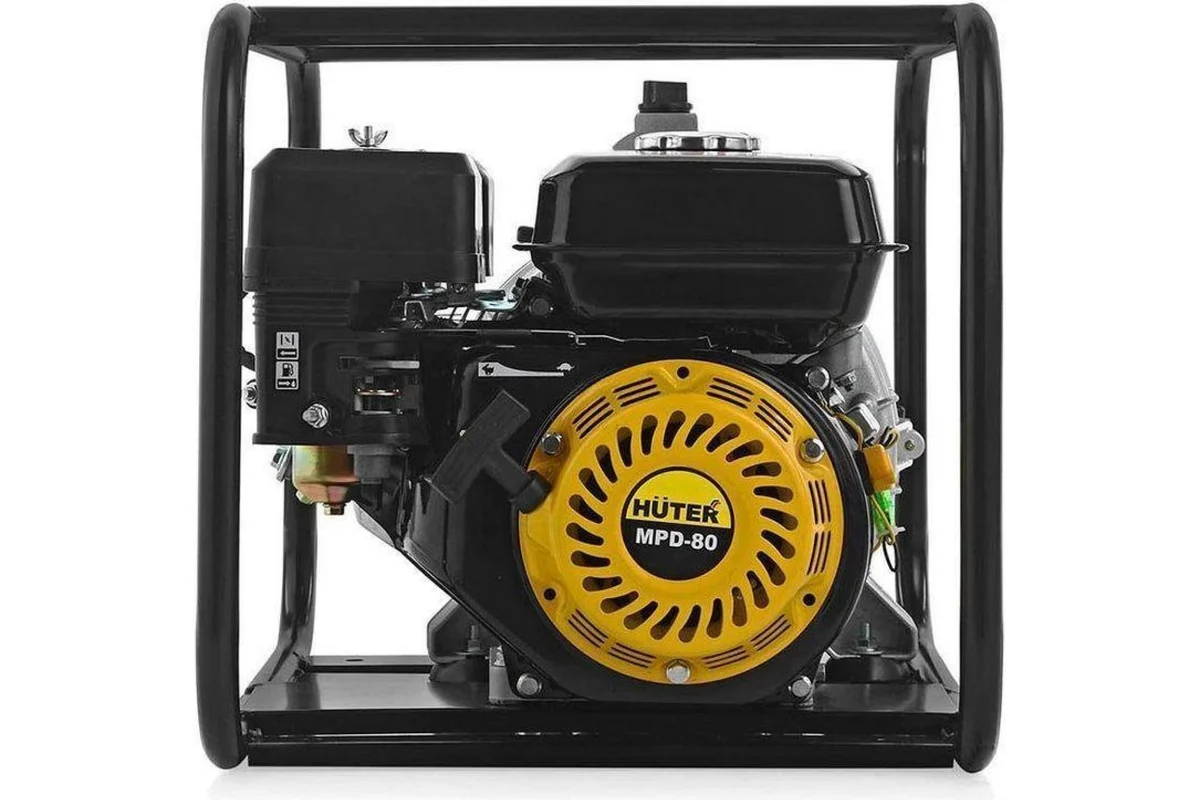 Мотопомпа Huter MPD-80 4х т.дв. номин.мощность 7л.с 900л/м для гр.воды