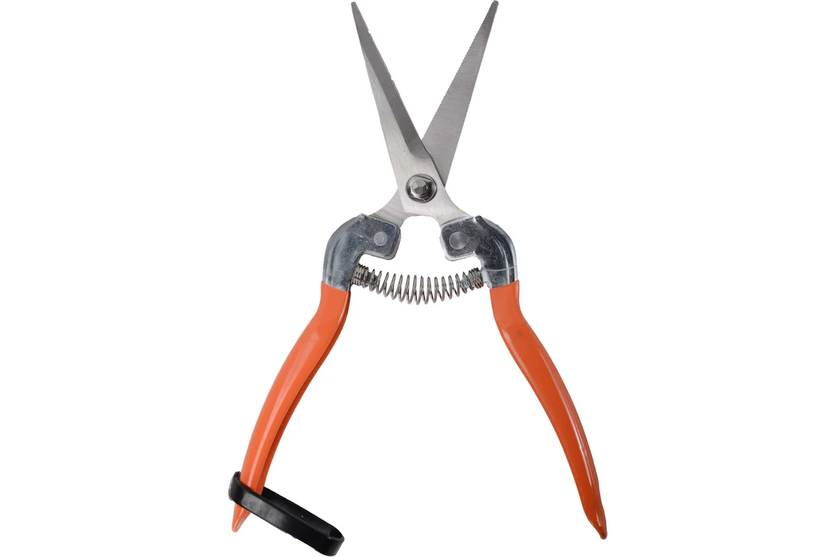 Ножницы садовые, 200мм, обрезиненные рукоятки Вихрь