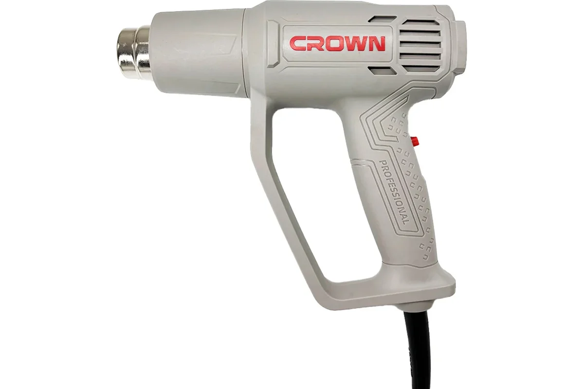 Фен технический CROWN CT19040,1800Вт, 300/550℃, 300/600 л/мин, 0,51 кг коробка