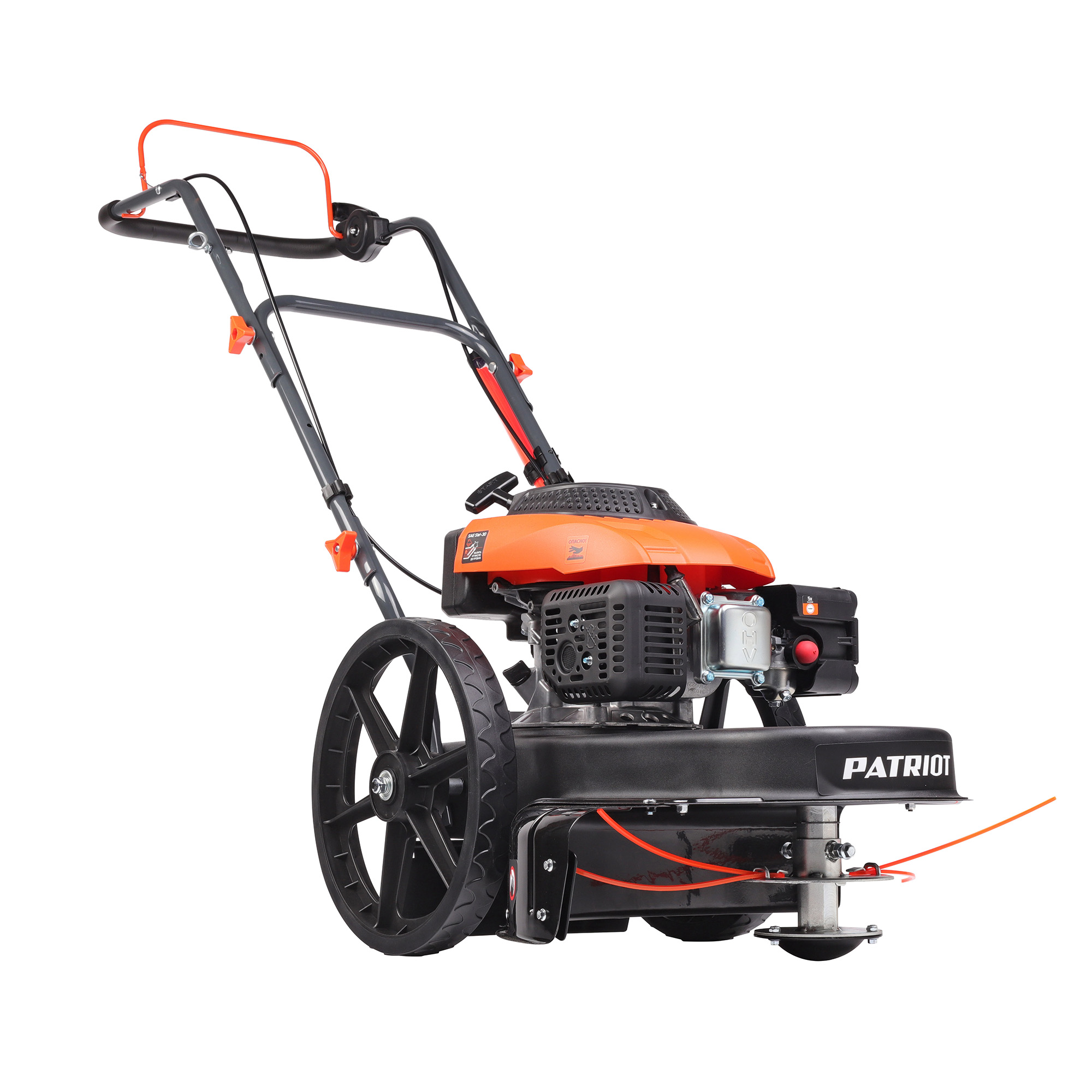 Газонокосилка бензиновая PATRIOT PT 595, 173сс, 4 л.с., 56 см, метал. дека