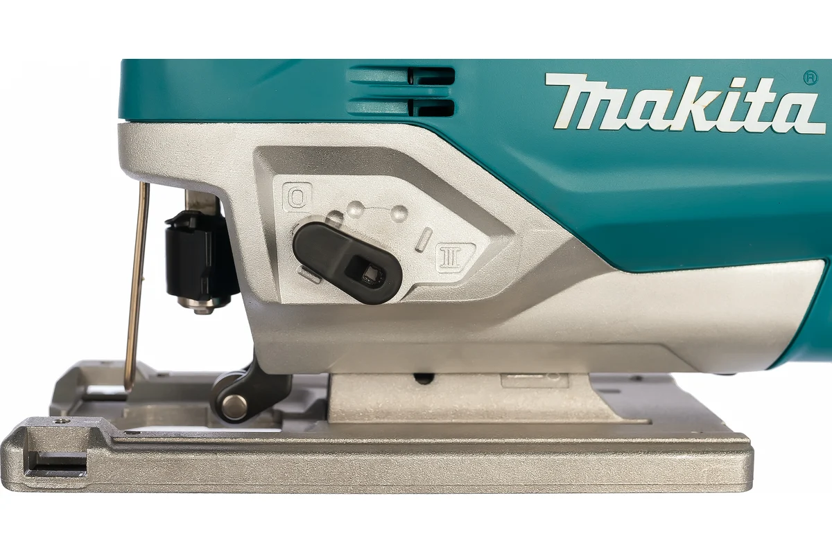 Makita Лобзик JV0600K,  650Вт,500-3100об\м,ход-23мм,рез-90мм,2.4кг,чем,3маят